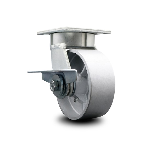 5 Inch Kingpinless Semi Steel Wheel Swivel Caster with Brake